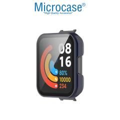 Microcase Xiaomi Mi Watch Lite Ekran Korumalı Sert Slim Rubber Kılıf - Lacivert