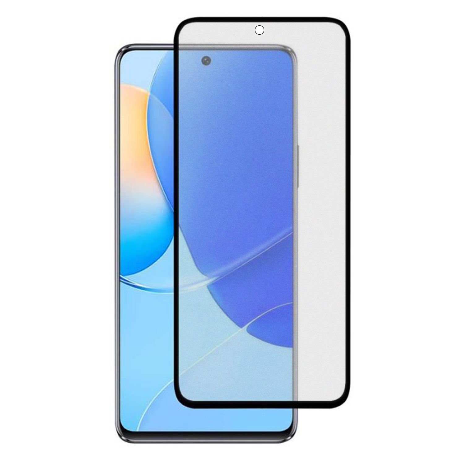 Microcase Huawei Nova 9 SE - Honor 50 SE Tam Kaplayan Çerçeveli Mat Cam Koruma - AL3124