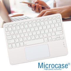 Microcase Tablet ve Telefonlar için Şarjlı Touchpadli Türkçe Bluetooth Klavye - AL2724