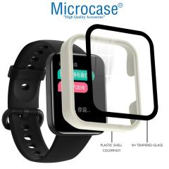 Microcase Xiaomi Mi Watch Lite Ekran Korumalı Sert Slim Rubber Kılıf - Pembe