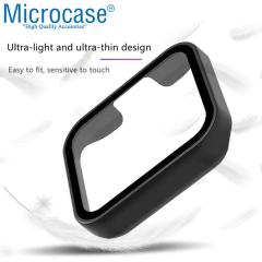 Microcase Xiaomi Mi Watch Lite Ekran Korumalı Sert Slim Rubber Kılıf - Pembe