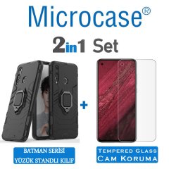 Huawei Nova 4 Batman Serisi Yüzük Standlı Kılıf + CAM (SEÇ)