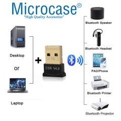 Microcase Mini v4.0 USB Bluetooth Dongle v4.0 Bluetooth Adaptör