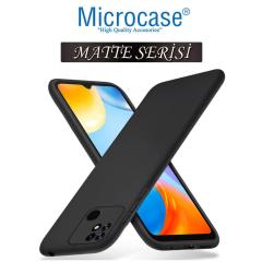 Microcase Xiaomi Redmi 10C Matte Serisi Silikon TPU Kılıf - Siyah