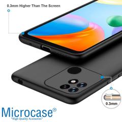 Microcase Xiaomi Redmi 10C Matte Serisi Silikon TPU Kılıf - Siyah