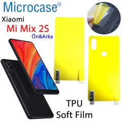 Xiaomi Mi Mix 2S Full Ön Arka Kaplama TPU Soft Koruma Filmi