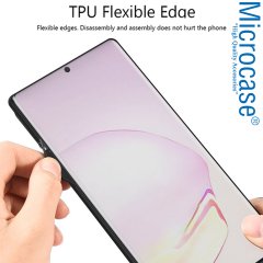 Microcase OnePlus Nord Fabrik Serisi Kumaş ve Deri Desen Kılıf - Gri