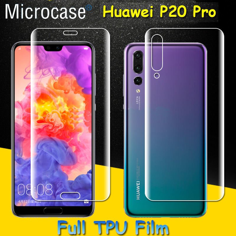 Huawei P20 Pro Full Ön Arka Kaplama TPU Soft Koruma Filmi