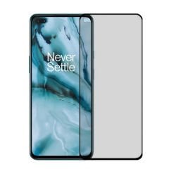 Microcase OnePlus Nord Tam Kaplayan Çerçeveli Mat Cam Koruma - AL3124