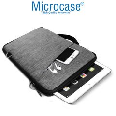 Microcase TCL Nxtpaper 10S Tablet için Omuz Askılı ve El Tutacaklı Universal Sleeve Taşıma Çantası -AL3068