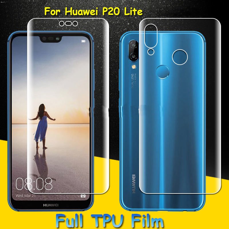 Huawei P20 Lite Full Ön Arka Kaplama TPU Soft Koruma Filmi