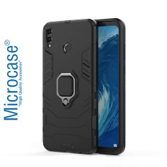 Huawei Honor 8X Max Batman Serisi Yüzük Standlı Kılıf + CAM (SEÇENEKLİ)
