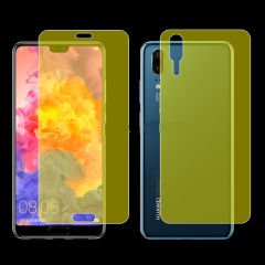 Huawei P20 Full Ön Arka Kaplama TPU Soft Koruma Filmi