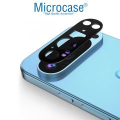 Microcase Google Pixel 9 Pro XL  Uyumlu Kamera Lens Koruma Halkası - Kapalı Tasarım -Siyah AL3401