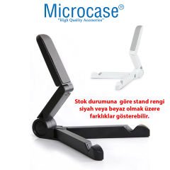 Microcase Samsung Galaxy Tab A7 Lite 2021 8.7 inch T220 T225 Bluetooth Klavye + Mouse + Tablet Standı - AL8106