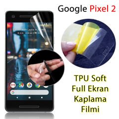 Google Pixel 2 Full Kaplama Ekran Koruma TPU Soft Film