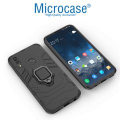 Huawei P Smart 2019 Batman Serisi Yüzük Standlı Kılıf + CAM (SEÇ)