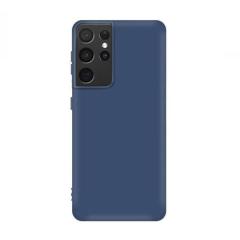 Microcase Samsung Galaxy S21 Ultra Premium Matte Silikon Kılıf - Lacivert