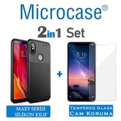 Xiaomi Redmi Note 6 Pro Maxy Serisi Silikon Kılıf + CAM (SEÇİN)