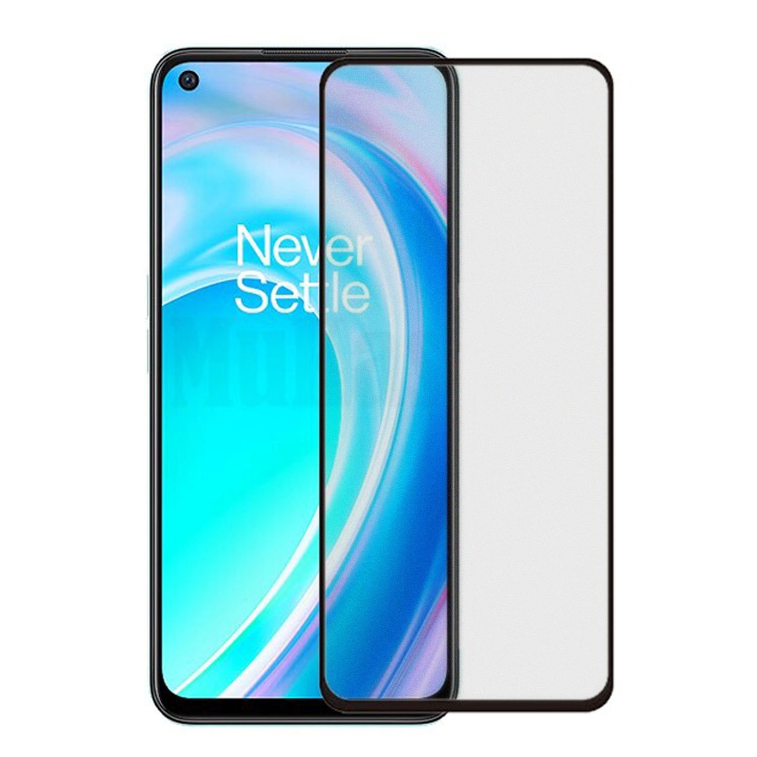 Microcase OnePlus Nord CE 2 Lite 5G Tam Kaplayan Çerçeveli Mat Cam Koruma - AL3124