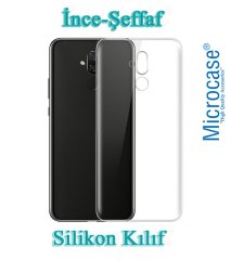 Huawei Mate 20 Lite İnce Silikon Kılıf + Tam Kaplayan Cam