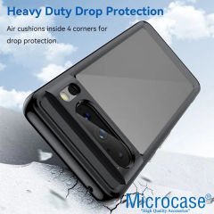 Microcase Google Pixel 8 Pro Shield Serisi Darbeye Dayanıklı Yarı Esnek Plastik TPU Kılıf - AL8100