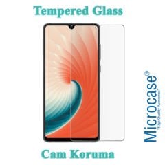 Microcase Huawei Mate 20 Frameless Serisi Sert Rubber Kılıf - Mavi + Tempered Glass Cam Koruma