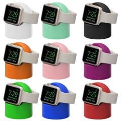 Microcase Apple Watch Tüm Seriler ile Uyumlu Silikon Şarj Standı - AL3570