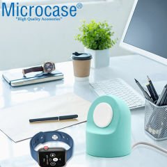 Microcase Apple Watch Tüm Seriler ile Uyumlu Silikon Şarj Standı - AL3570