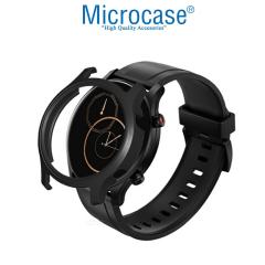 Microcase Haylou RS3 LS04 Slim Sert Rubber Çerçeve Koruma Kılıfı - Siyah