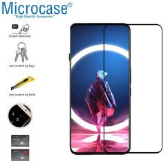 Microcase ZTE Nubia Red Magic 7 Pro Tam Kaplayan Çerçeveli Tempered Ekran Koruyucu - Siyah AL3276
