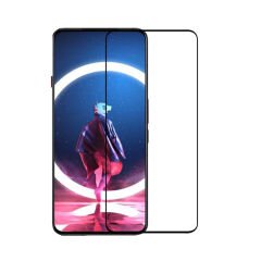 Microcase ZTE Nubia Red Magic 7 Pro Tam Kaplayan Çerçeveli Tempered Ekran Koruyucu - Siyah AL3276