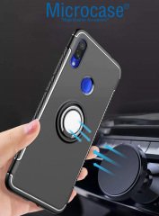 Xiaomi Redmi Note 7 Pro Yüzük Standlı Armor Silikon + CAM (SEÇ)