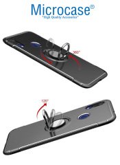 Xiaomi Redmi Note 7 Pro Yüzük Standlı Armor Silikon + CAM (SEÇ)