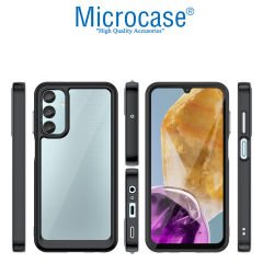 Microcase Samsung Galaxy M15 5G Shield Serisi Darbeye Dayanıklı Yarı Esnek Plastik Tpu Kılıf - AL8100