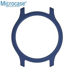 Microcase Haylou RS3 LS04 Slim Sert Rubber Çerçeve Koruma Kılıfı - Lacivert