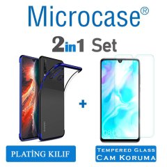 Microcase Huawei P30 Lite Plating Silikon Kılıf + CAM (SEÇ)
