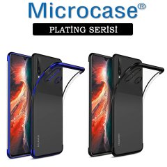 Microcase Huawei P30 Lite Plating Silikon Kılıf + CAM (SEÇ)