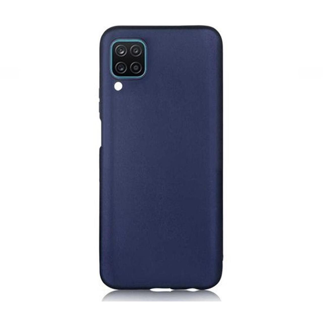 Microcase Samsung Galaxy A22 Premium Matte Silikon Kılıf - Lacivert