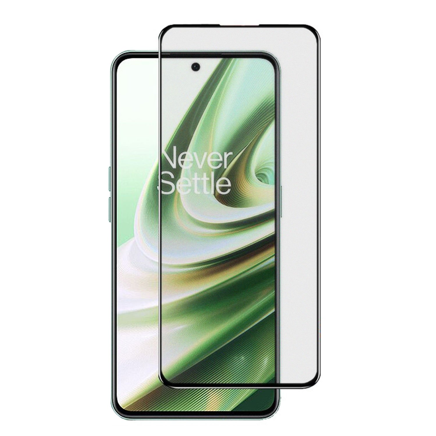 Microcase OnePlus Ace Tam Kaplayan Çerçeveli Mat Cam Koruma - AL3124
