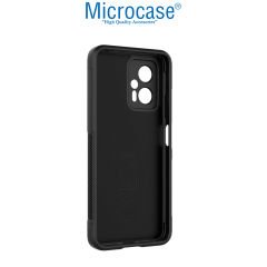 Microcase Xiaomi Redmi Note 11T Pro Plus Miami Serisi Darbeye Dayanıklı Silikon Kılıf - Siyah