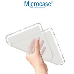 Microcase Apple iPad 8.Nesil 10.2 inch Silikon Tpu Soft Kılıf - Şeffaf