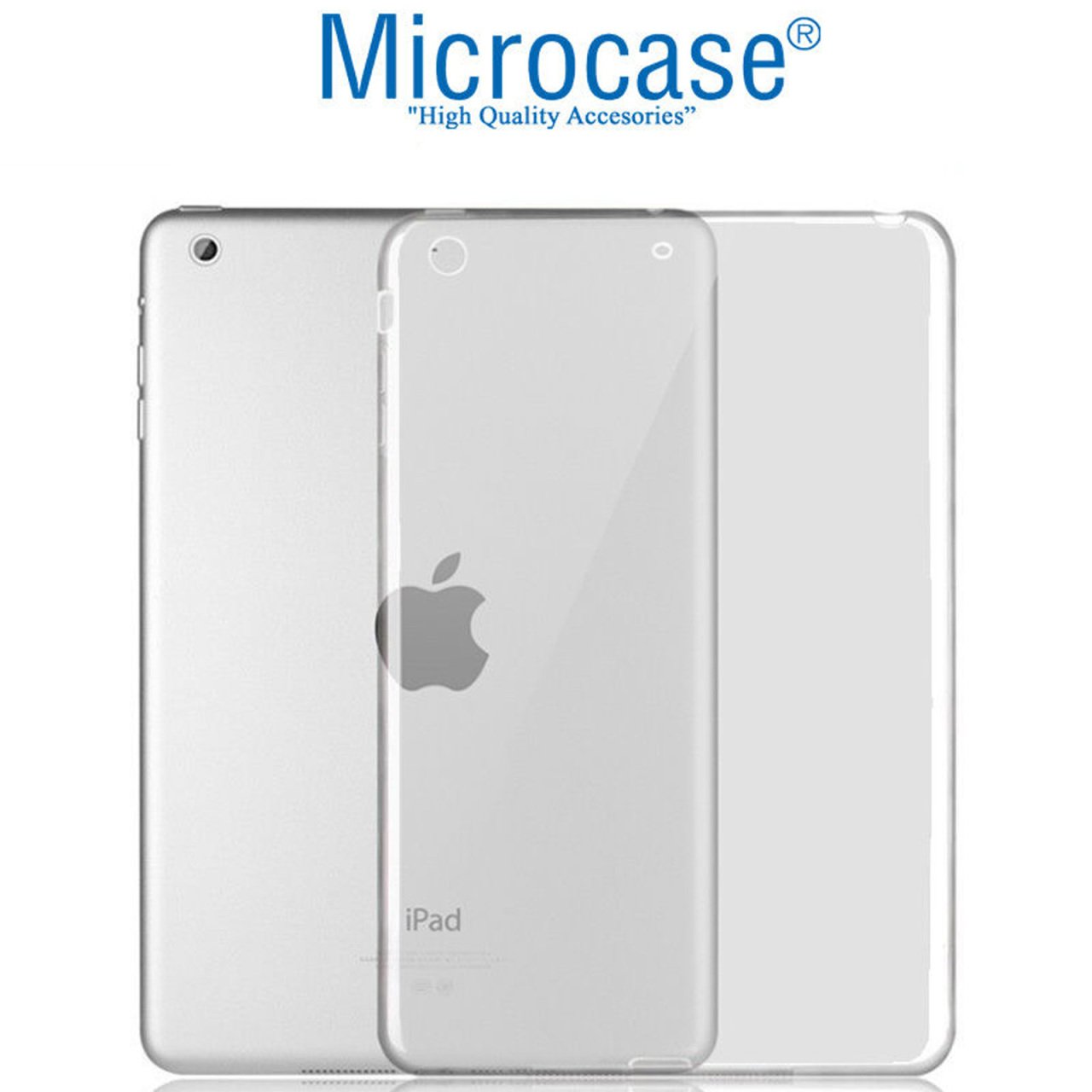 Microcase Apple iPad 8.Nesil 10.2 inch Silikon Tpu Soft Kılıf - Şeffaf