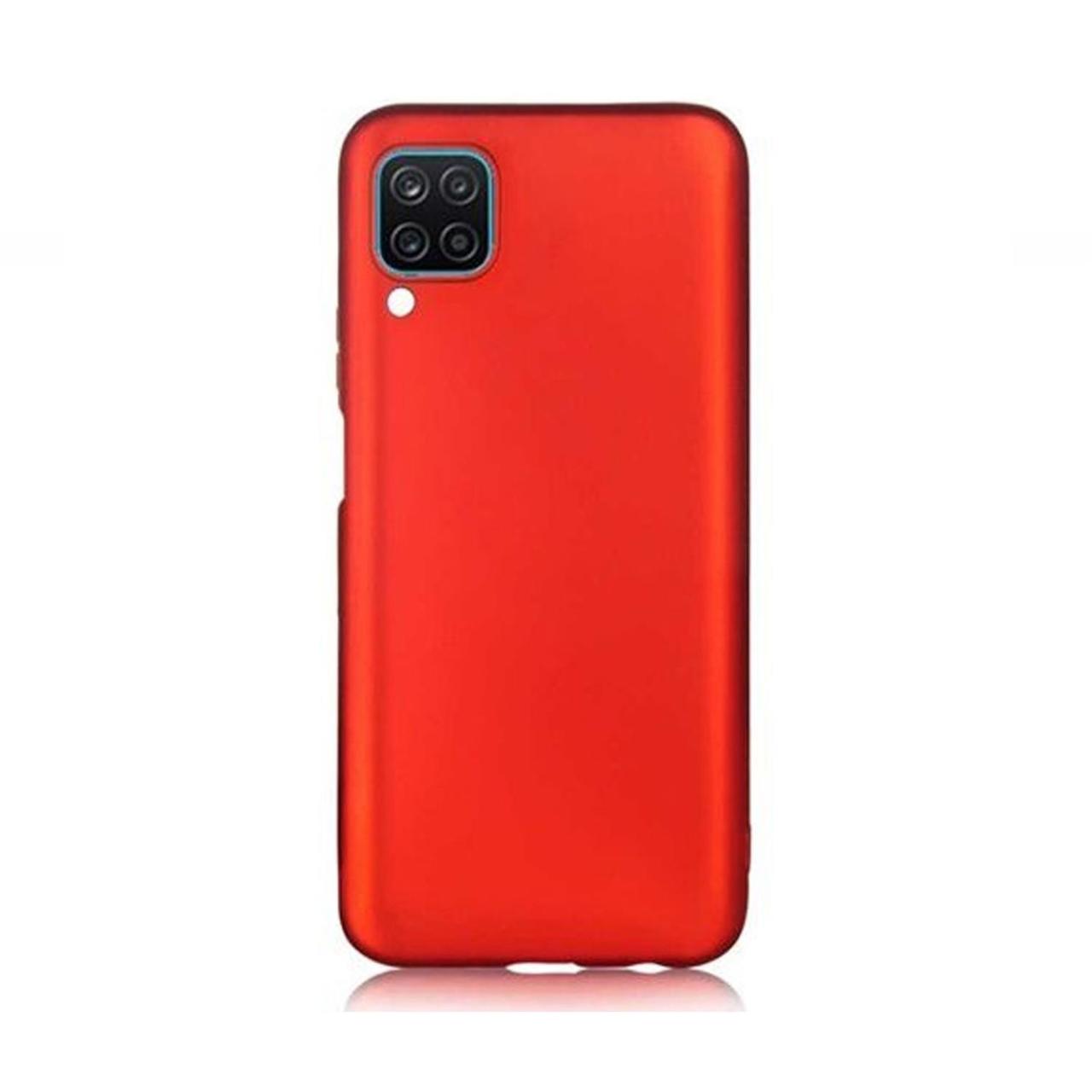 Microcase Samsung Galaxy A22 Premium Matte Silikon Kılıf - Kırmızı