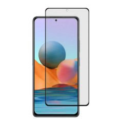 Microcase Xiaomi Redmi Note 10 - Note 10S Tam Kaplayan Çerçeveli Mat Cam Koruma - AL3124