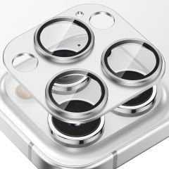 Microcase Iphone 16 Pro/ 16 Pro Max   Kamera Camı Lens Koruyucu Halka Set - AL3130