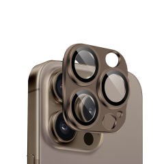 Microcase Iphone 16 Pro/ 16 Pro Max   Kamera Camı Lens Koruyucu Halka Set - AL3130