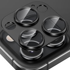 Microcase Iphone 16 Pro/ 16 Pro Max   Kamera Camı Lens Koruyucu Halka Set - AL3130