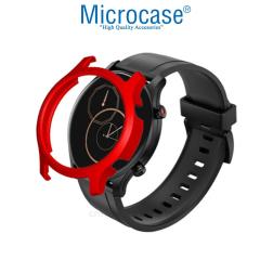 Microcase Haylou RS3 LS04 Slim Sert Rubber Çerçeve Koruma Kılıfı - Kırmızı
