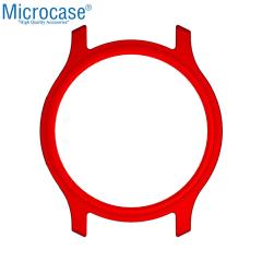 Microcase Haylou RS3 LS04 Slim Sert Rubber Çerçeve Koruma Kılıfı - Kırmızı